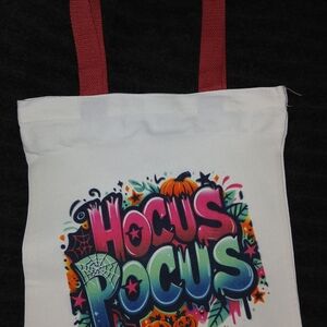 Hocus Pocus Colorful Graphic Tote Bag